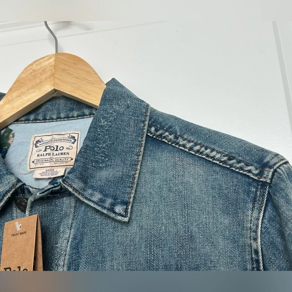 Ralph Lauren Vintage Blue Denim Jacket - Picture 7 of 16